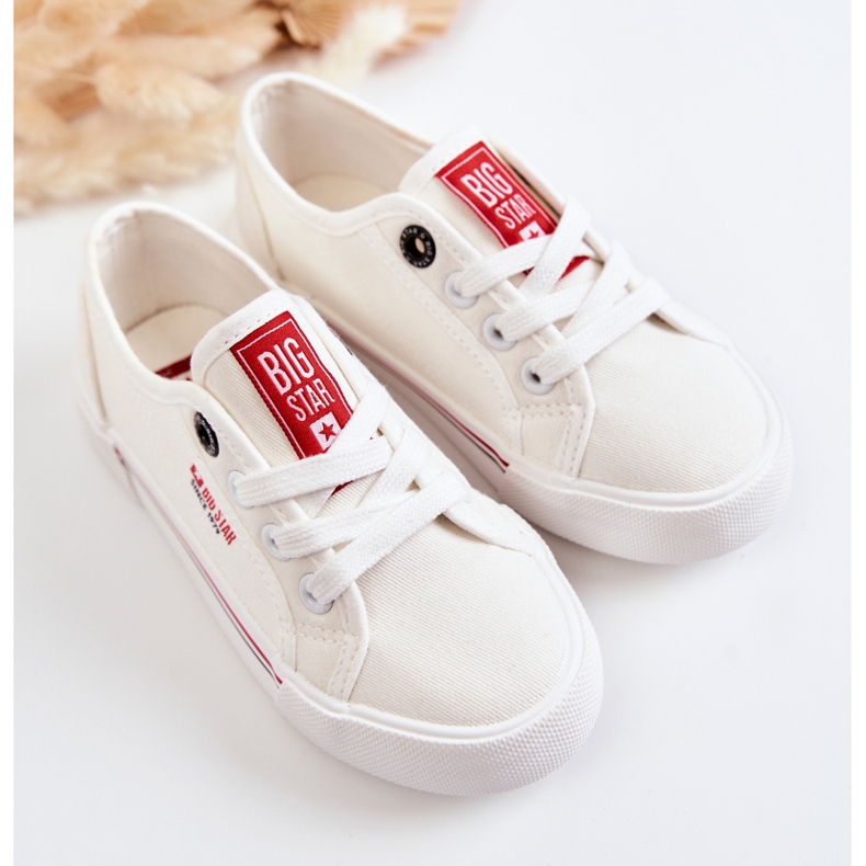 Tênis baixo infantil Big Star JJ374170 Branco 2