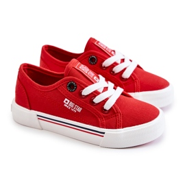 Tênis baixo infantil Big Star JJ374172 Vermelho 2