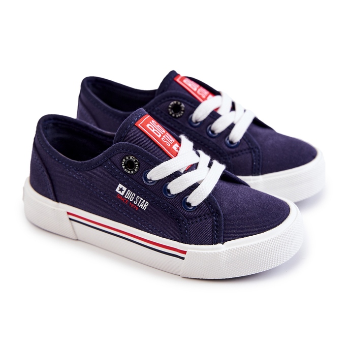 Tênis baixo infantil Big Star JJ374173 Azul Marinho 2