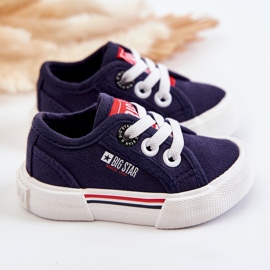 Tênis baixo infantil Big Star JJ374163 Azul Marinho 2