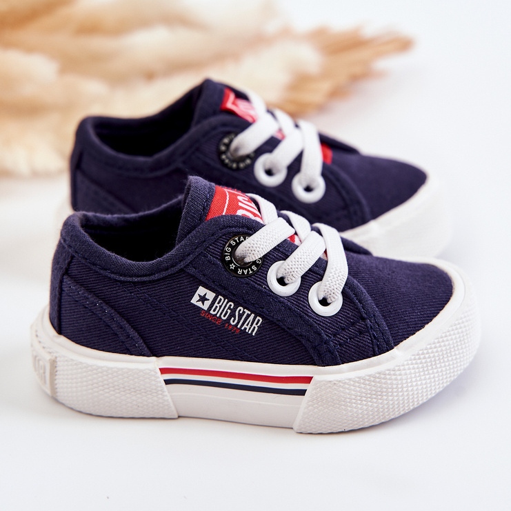 Tênis baixo infantil Big Star JJ374163 Azul Marinho 2