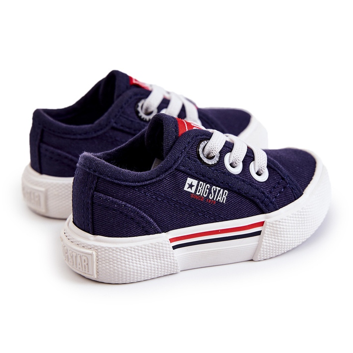 Tênis baixo infantil Big Star JJ374163 Azul Marinho 1