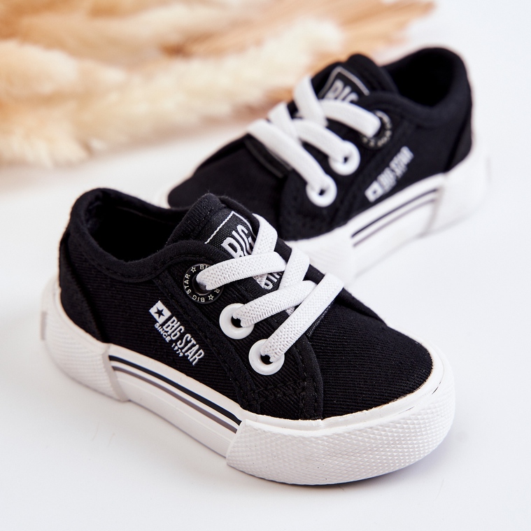 Tênis baixo infantil preto Big Star JJ374164 2