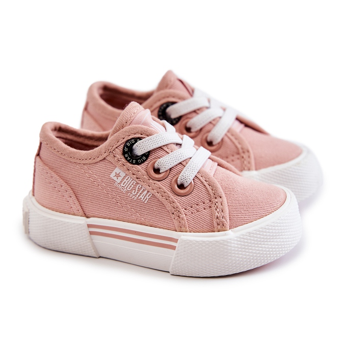 Tênis baixo infantil Big Star JJ374161 Rosa 2