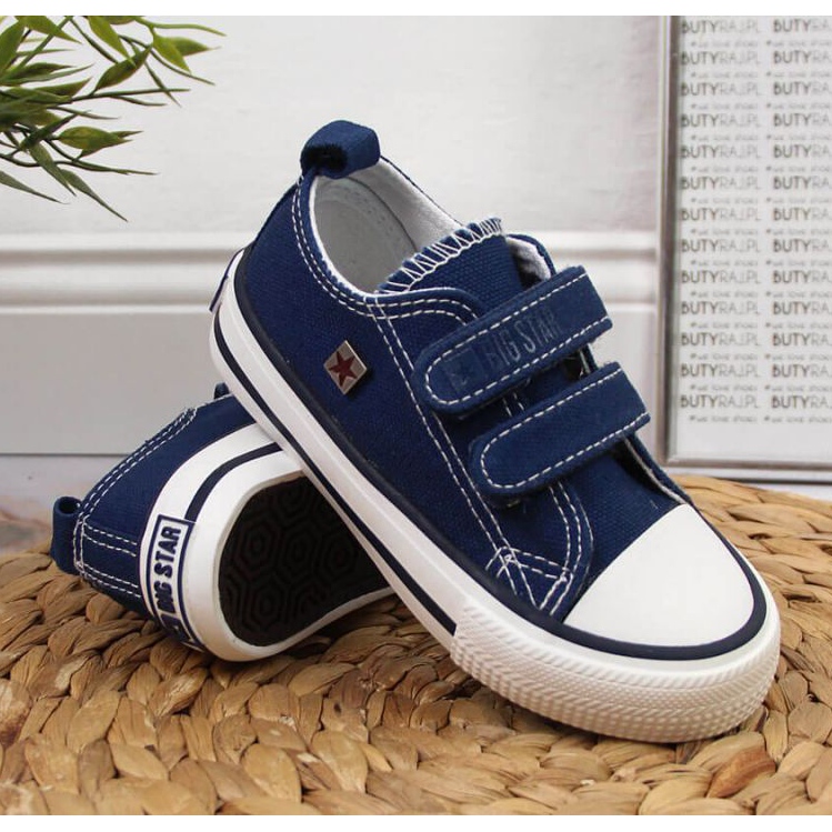 Tênis com velcro Big Star Jr HH374097 azul marinho 2
