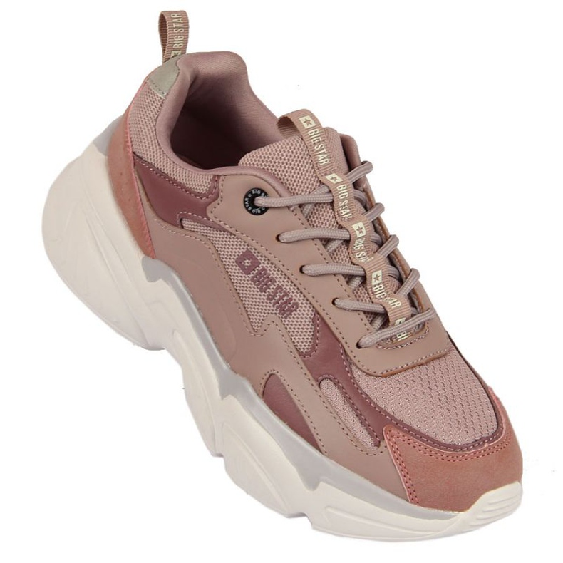 Calçado esportivo na plataforma Big Star W HH274258 rosa multicolorido 1