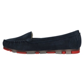 Mocassim de couro Filippo DP2037 / 22 NV RD azul marinho vermelho azul-marinho 2