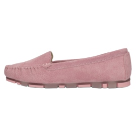 Mocassins de couro Filippo DP2037 / 22 PI rosa 1 Mocassins de couro Filippo DP2037 / 22 PI rosa 1