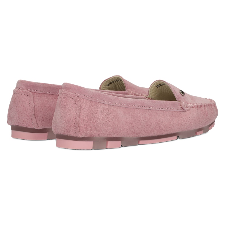 Mocassins de couro Filippo DP2037 / 22 PI rosa 3