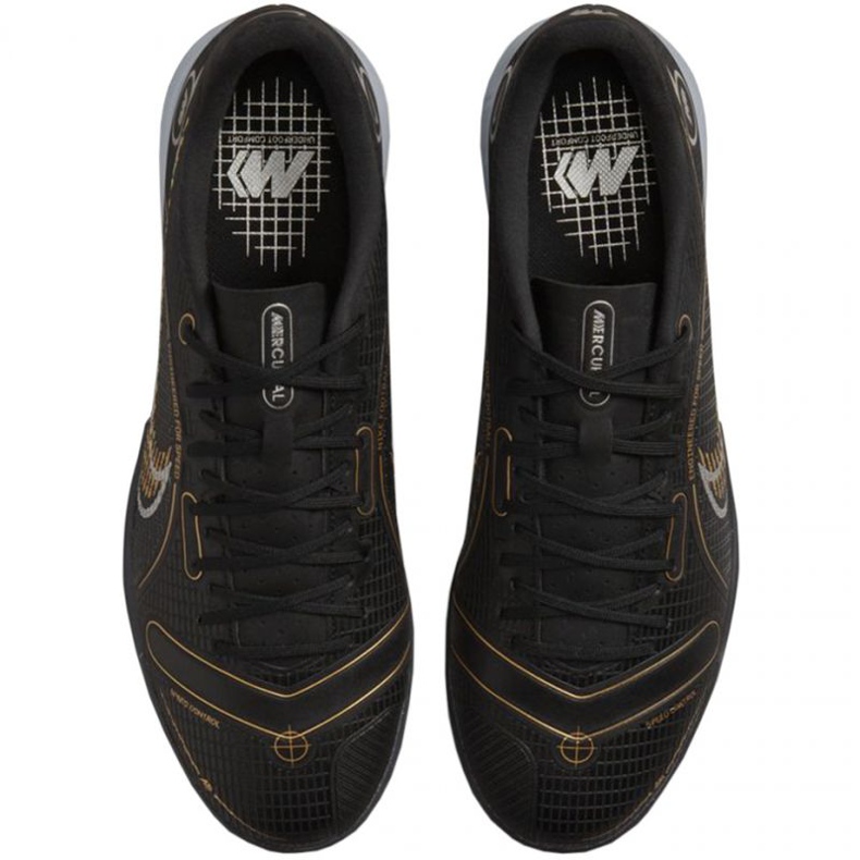 Chuteiras Nike Mercurial Vapor 14 Academy Ic M DJ2876 007 preto preto 1
