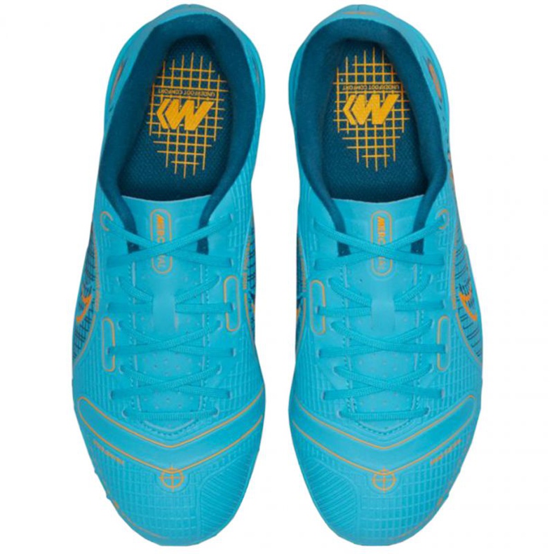 Chuteiras Nike Mercurial Vapor 14 Academy Tf Jr DJ2863 484 azul azul 1