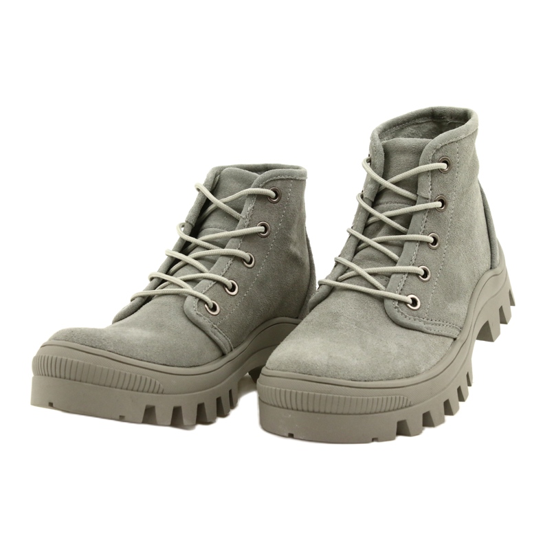 Tênis de couro alto Filippo DPT3523 / 22 GR cinza 2