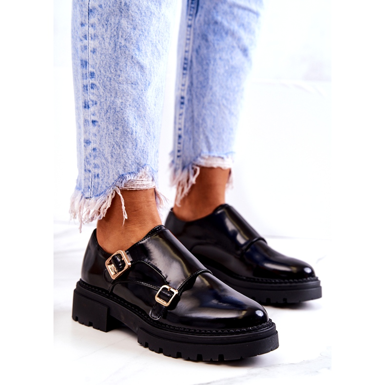 PL5 Sapatos de couro com fivela La.Fi Black Leonie preto 1 PL5 Sapatos de couro com fivela La.Fi Black Leonie preto 1