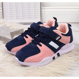 Tênis esportivo Befado Jr BEF25E azul marinho com velcro 2