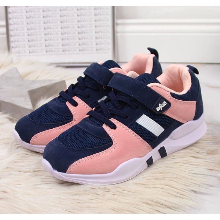 Tênis esportivo Befado Jr BEF25E azul marinho com velcro 2