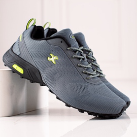 I-CAX Sapatos de trekking confortáveis cinza 2