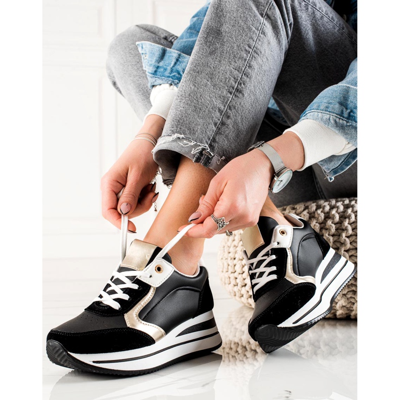 TRENDI Tênis estilosos preto 1