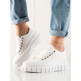 W. Potocki Tênis na plataforma Potocki branco 2