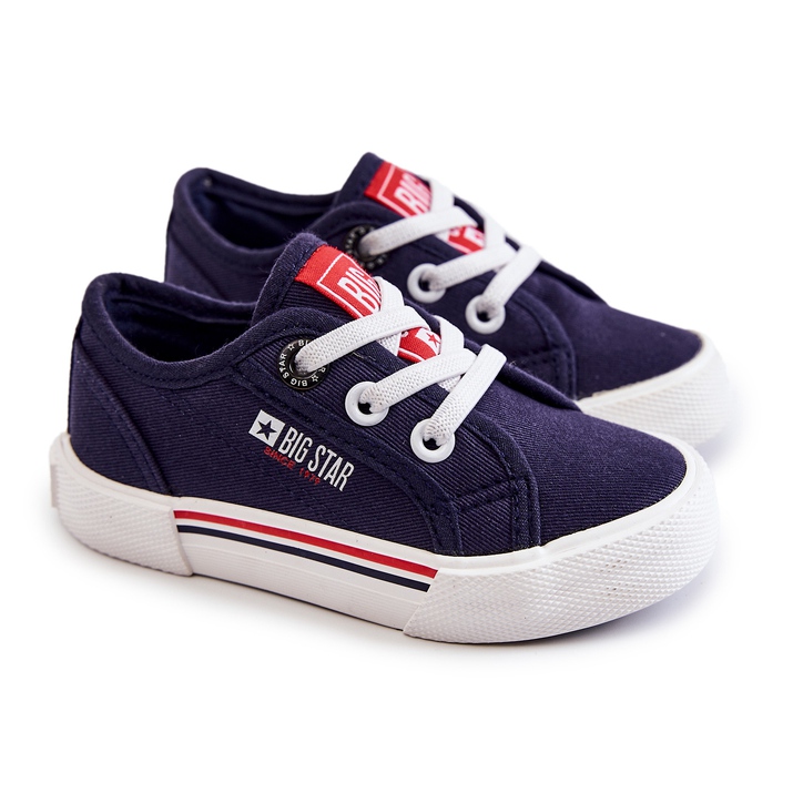 Tênis baixo infantil Big Star JJ374168 Azul Marinho 1
