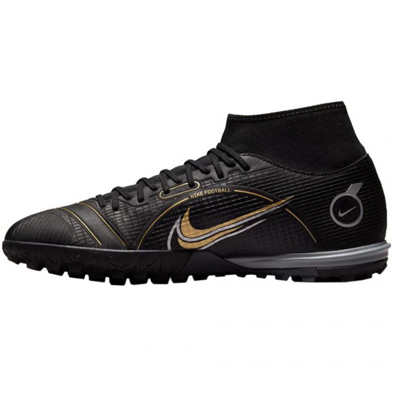 Chuteiras de futebol Nike Mercurial Superfly 8 Academy Tf M DJ2878 007 preto preto 1