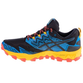Asics Gel-FujiTrabuco 8 G-TX M 1011A670-402 preto azul multicolorido 1 Asics Gel-FujiTrabuco 8 G-TX M 1011A670-402 preto azul multicolorido 1