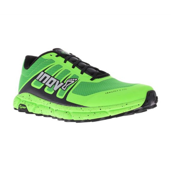 Tênis de corrida Inov-8 TrailFly G 270 M 001058-GNBK-S-01 verde 1