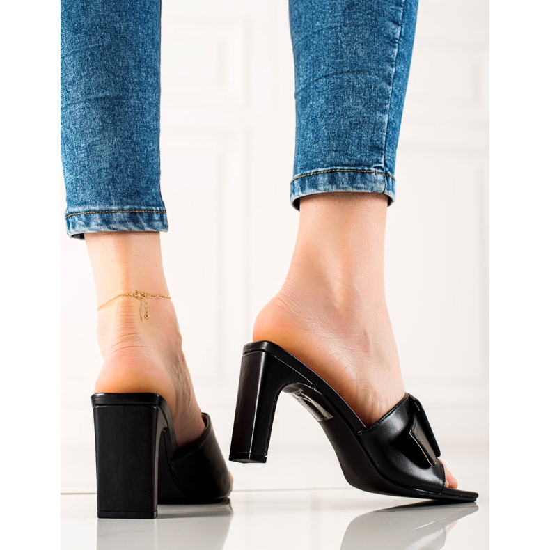 Sandália de salto alto Vinceza preto 2