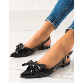 Seastar Sandálias em Spitz com um laço preto 1