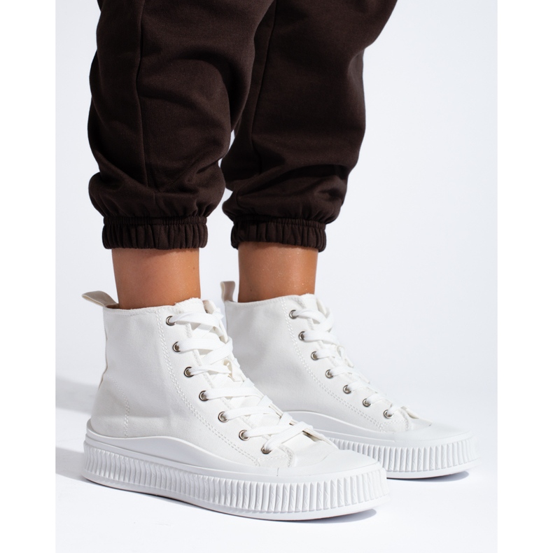 Seastar Tênis Casuais Altos branco 2