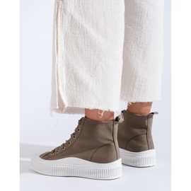 Seastar Tênis Casuais Altos verde 2