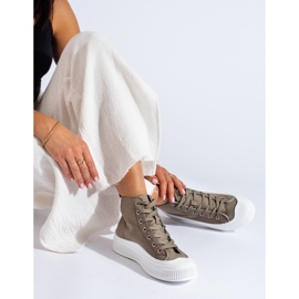 Seastar Tênis Casuais Altos verde 1