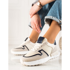 TRENDI Calçado desportivo bege 1