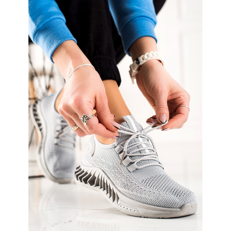 TRENDI Calçados Esportivos Cinza 1