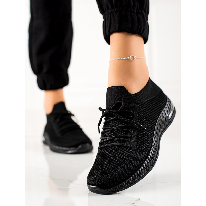 TRENDI Calçados esportivos leves preto 2