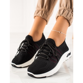 TRENDI Calçados Esportivos Slip-on preto 2