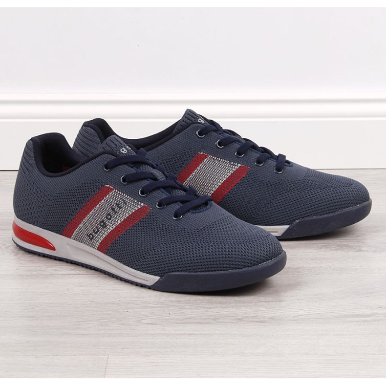 Tênis esportivo Bugatti M INT1695 azul marinho azul-marinho 1