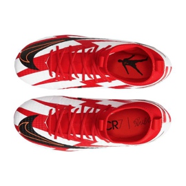 Chuteiras Nike Superfly 8 Academy CR7 Mg Jr DB2672-600 laranjas e vermelhos 3