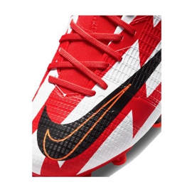 Chuteiras Nike Superfly 8 Academy CR7 Mg Jr DB2672-600 laranjas e tintos 5