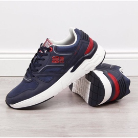Sapatos esportivos casuais Big Star M JJ174277 azul marinho azul-marinho 2
