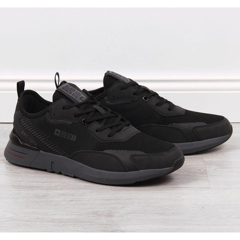 Sapatos esportivos casuais pretos Big Star M JJ174292 1