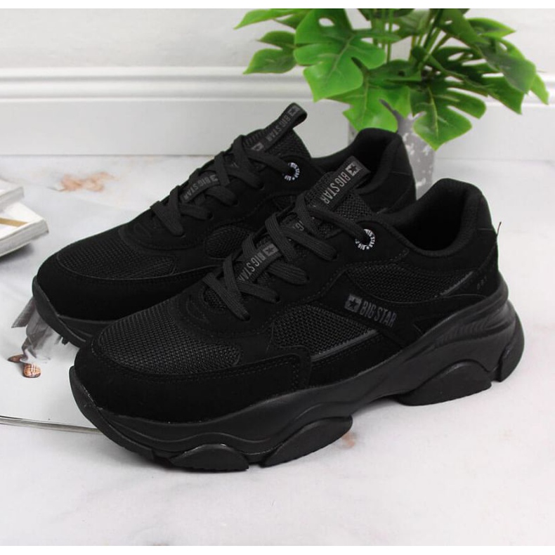 Tênis esportivo preto Big Star W JJ274578 2