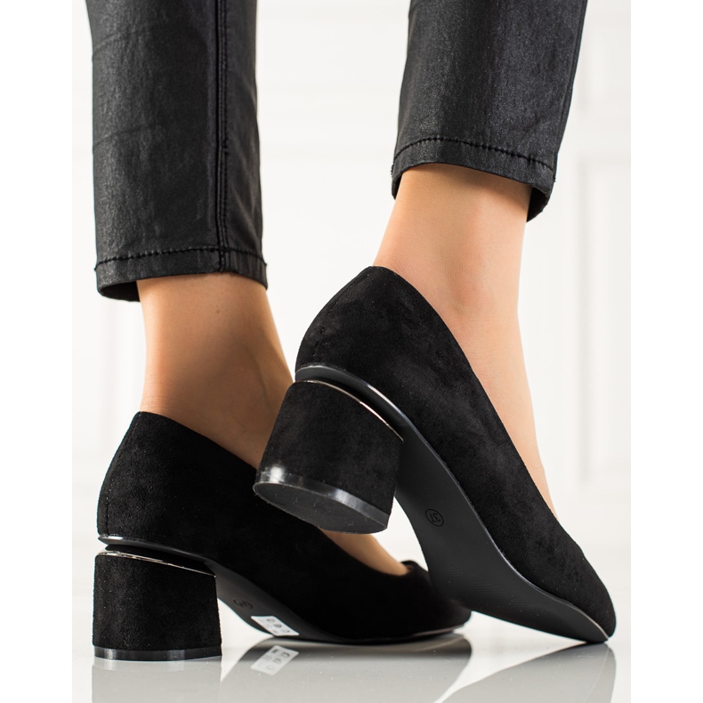 Seastar Bombas de camurça preto 1