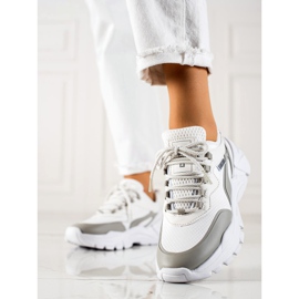 Tênis feminino Big Star JJ274794 branco multicolorido 1