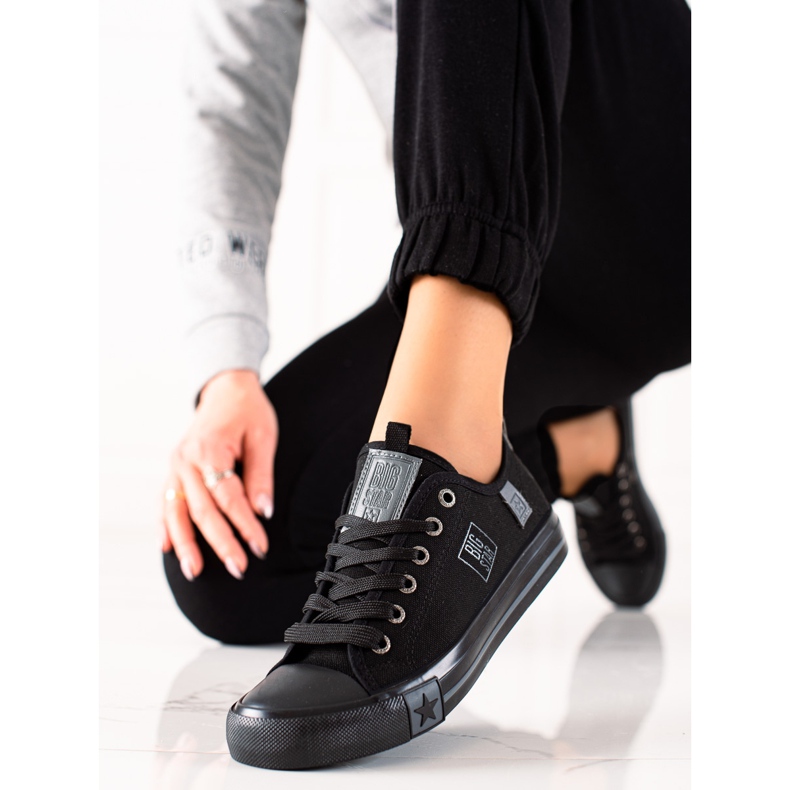 Tênis feminino Big Star JJ274257 preto 1
