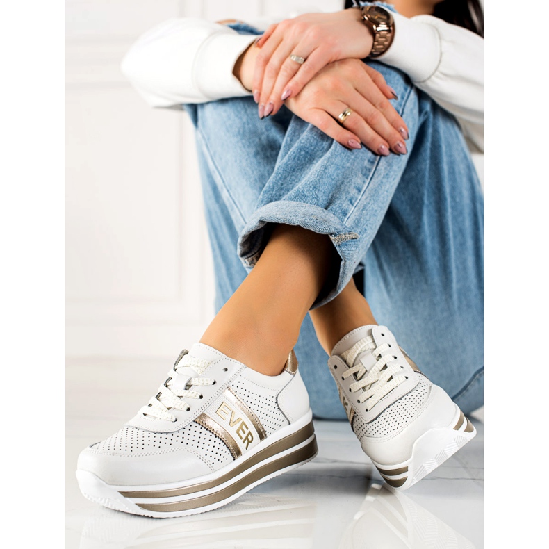 Filippo Calçados esportivos Ever Leather branco 1