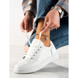 G2G/Good To Great Tênis esportivo branco com couro ecológico 1