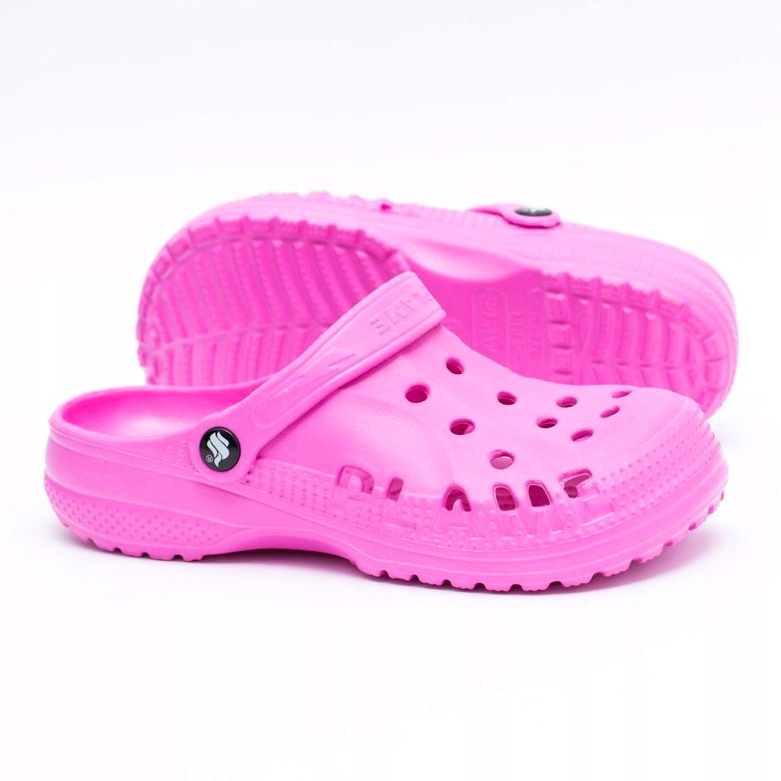 Flameshoes Chinelos femininos rosa claro crocs Eva 1