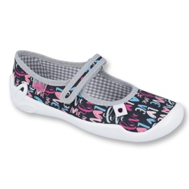 Calçados infantis Befado 114Y373 preto multicolorido 1