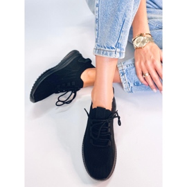 Zewa Black meias sapatos esportivos preto 2