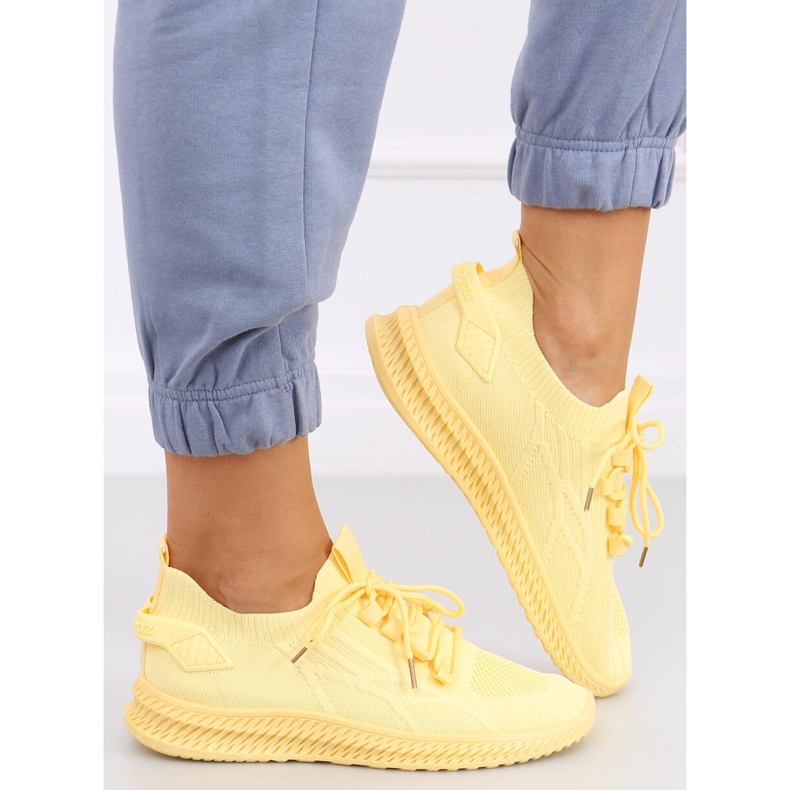 Zewa Yellow meias esportivas amarelo 1